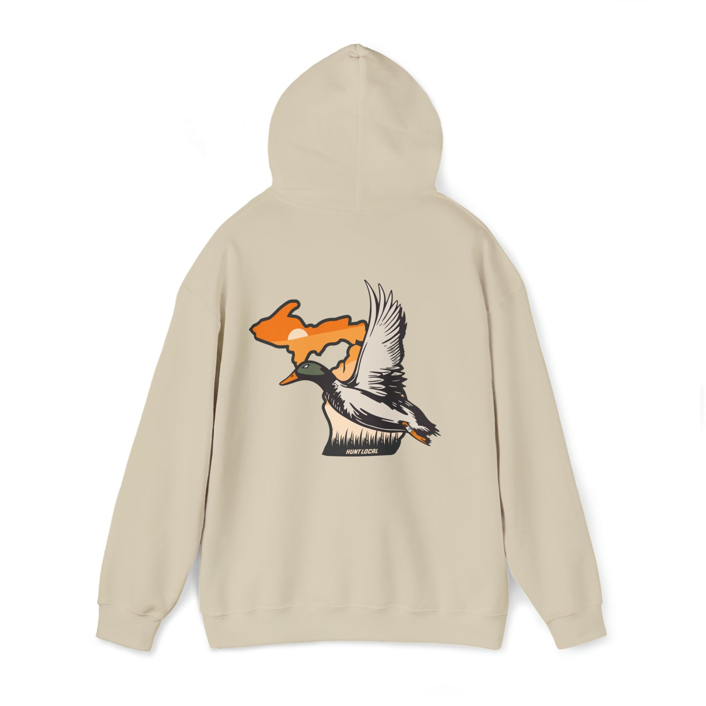 Michigan - Sunset Waterfowl Hoodie (back)