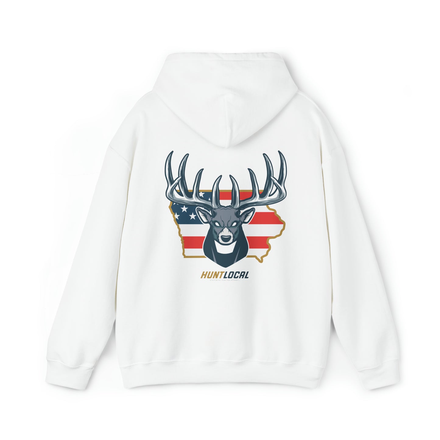 Iowa - USA Buck Hoodie (back)