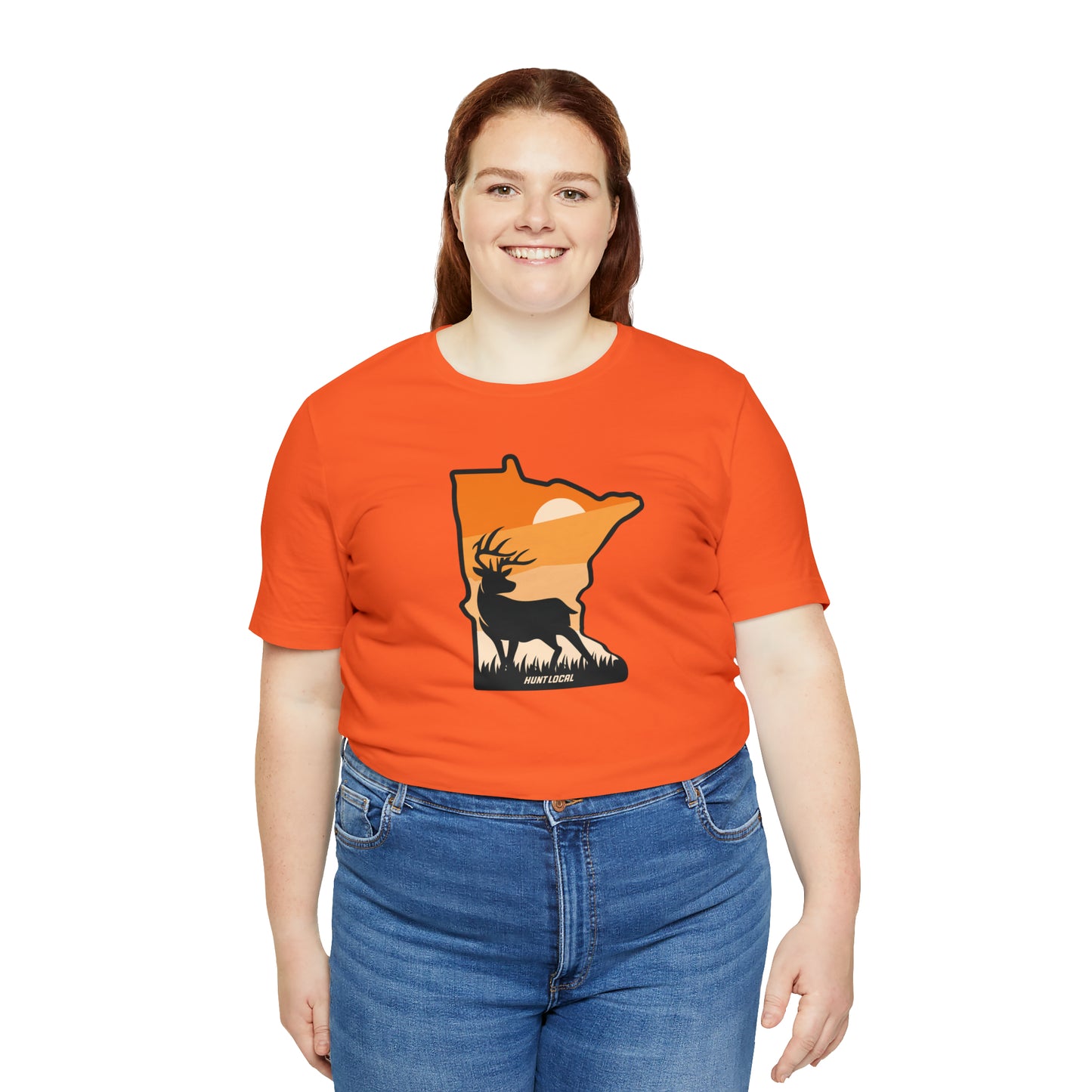 Minnesota - Sunset Buck Front Tee