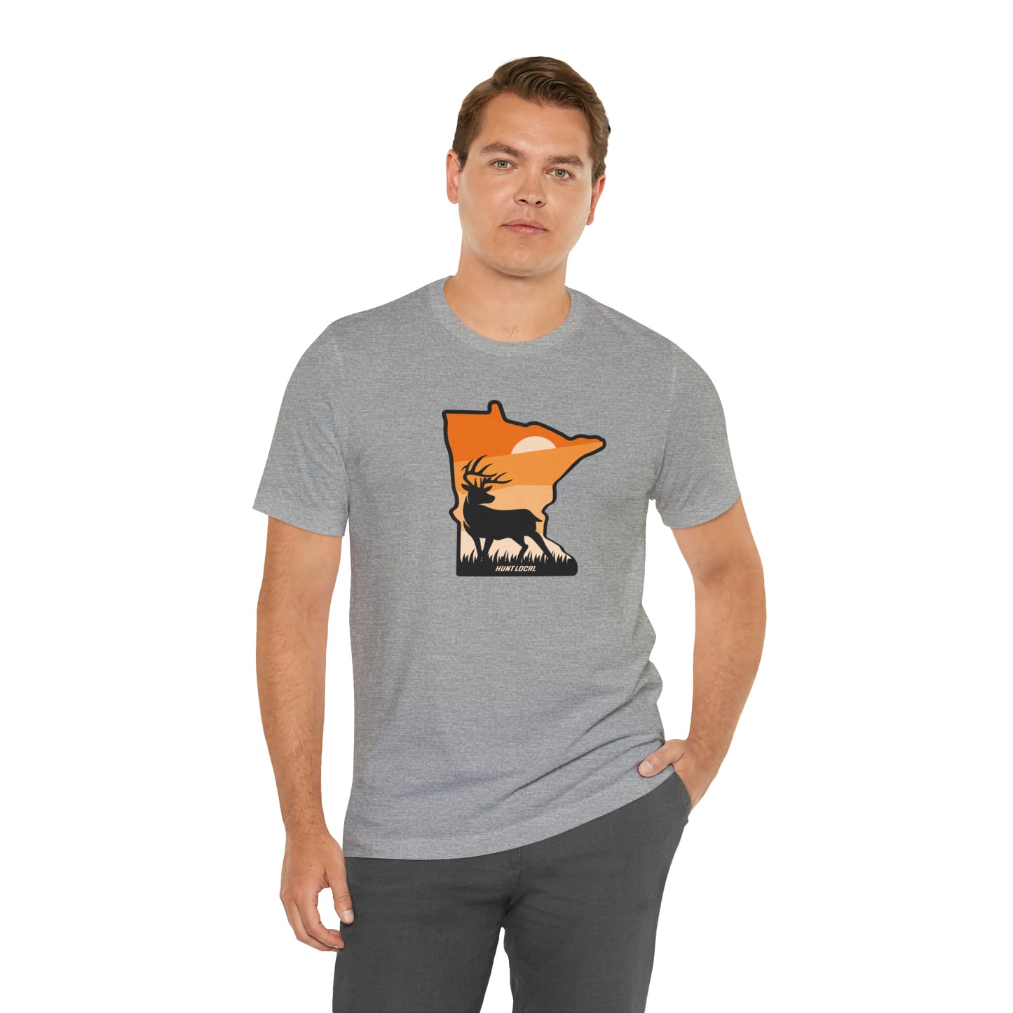 Minnesota - Sunset Buck Front Tee