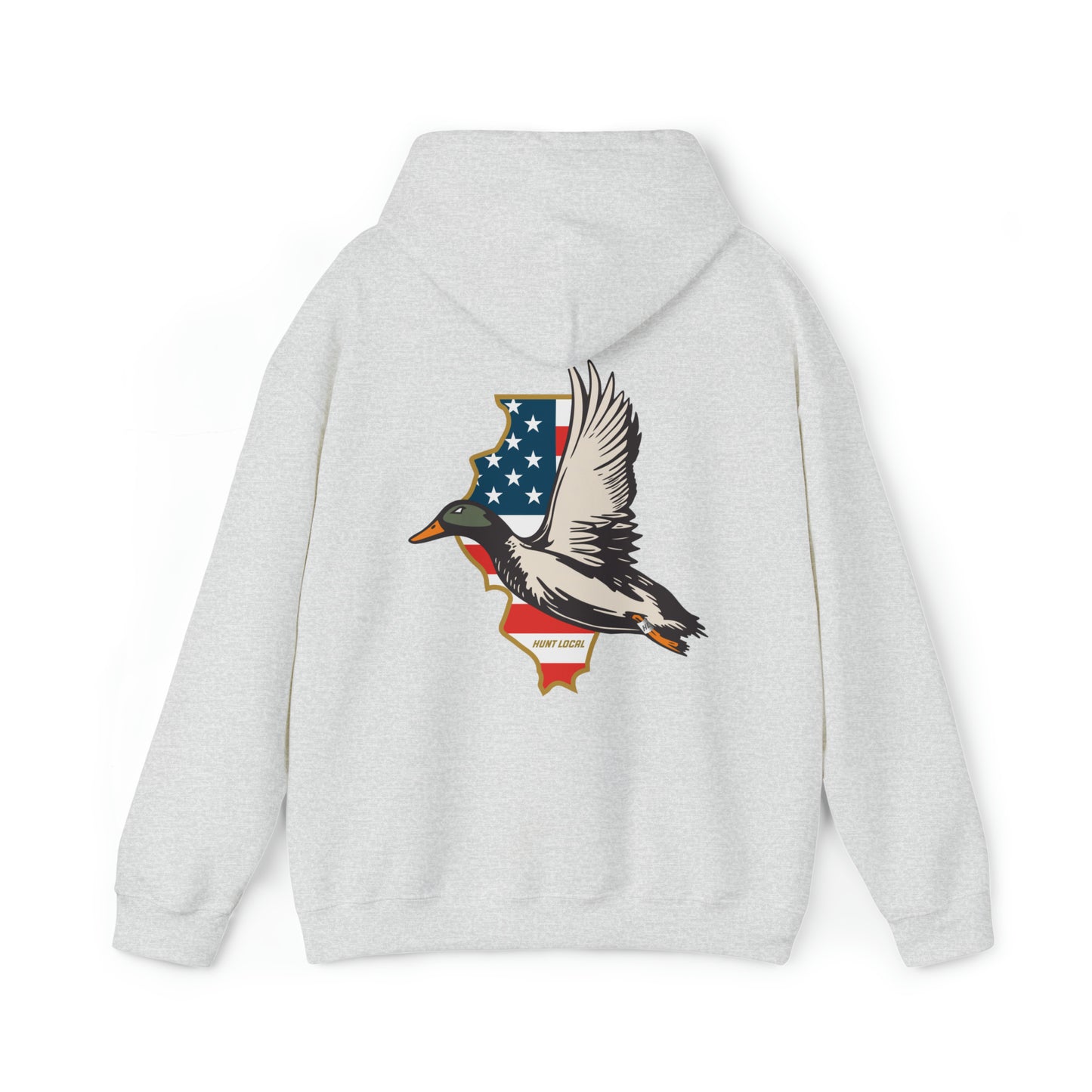 Illinois - USA Waterfowl Hoodie (back)