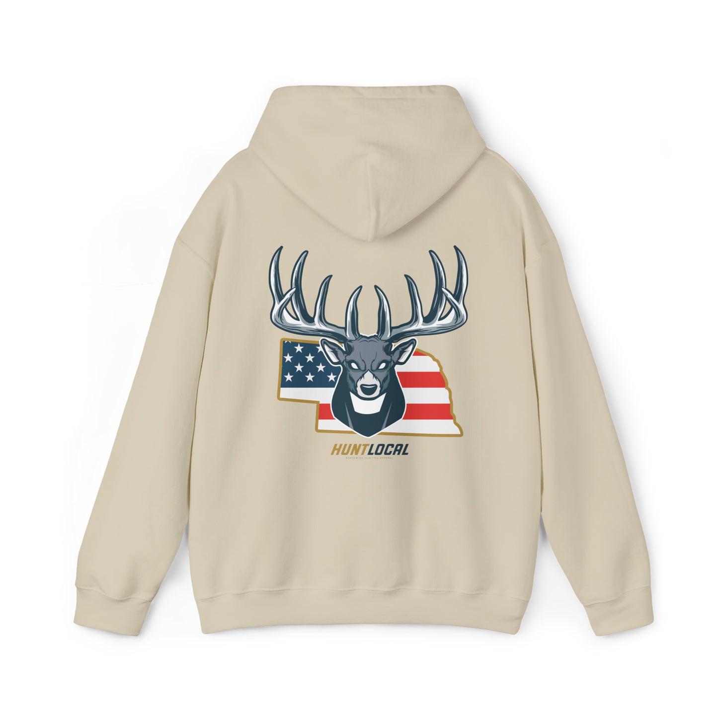 Nebraska - USA Buck Hoodie (back)