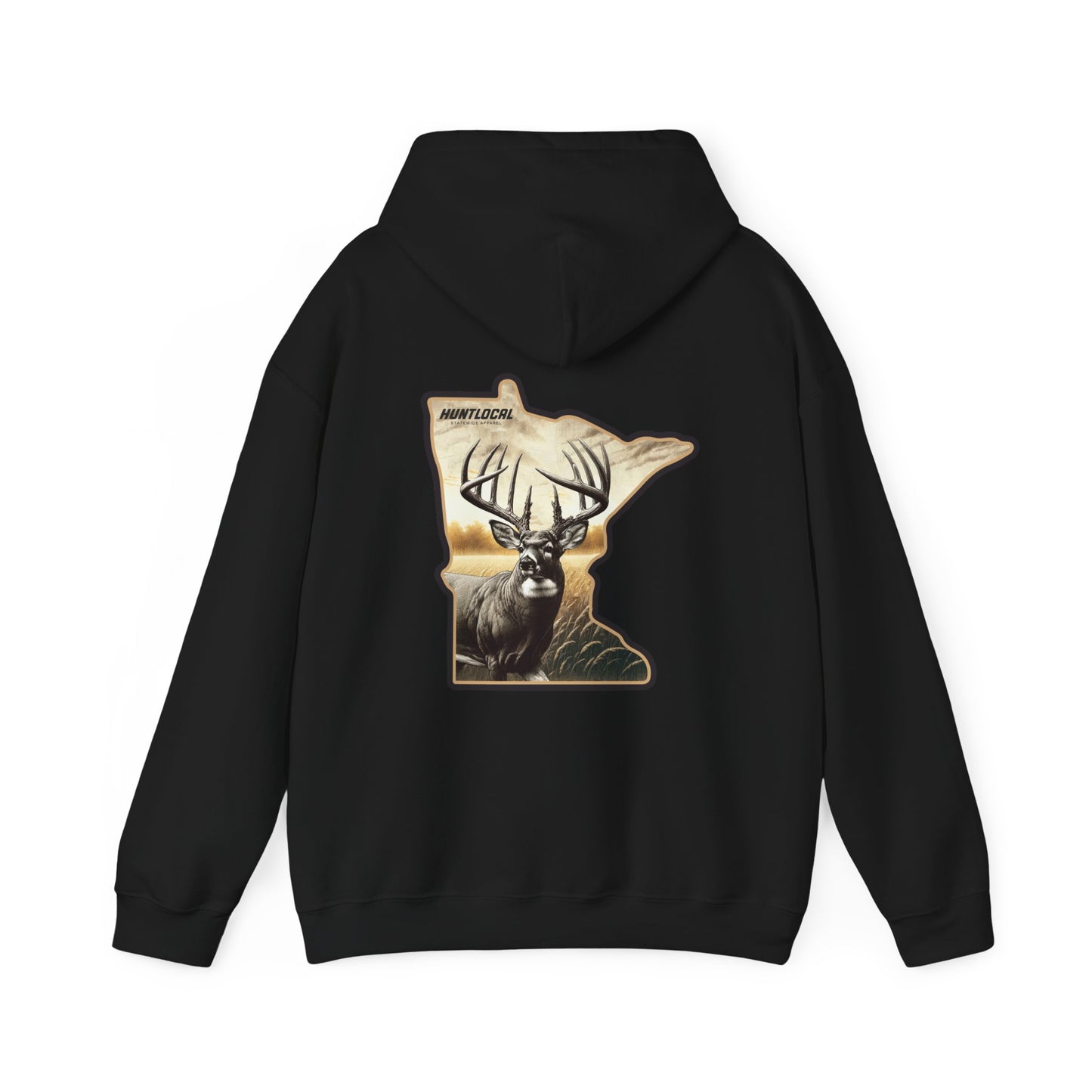 Minnesota - Whitetail Buck Hoodie (back)