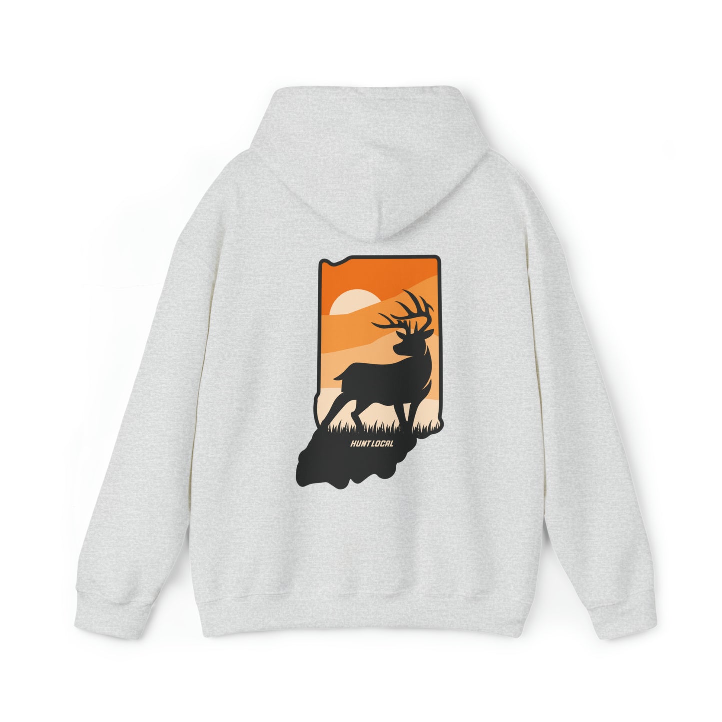 Indiana - Sunset Buck Hoodie (back)