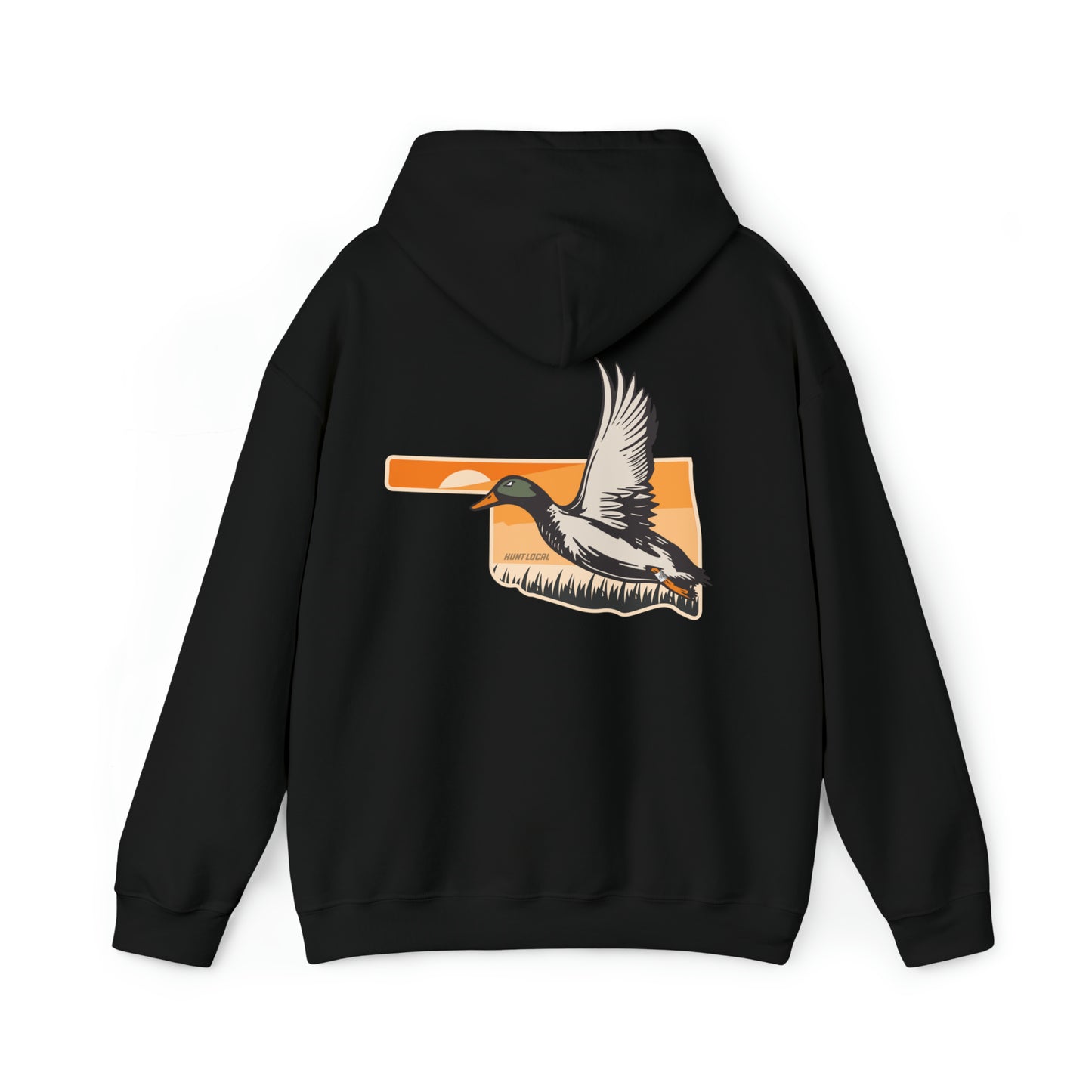 Oklahoma - Sunset Waterfowl Hoodie (back)