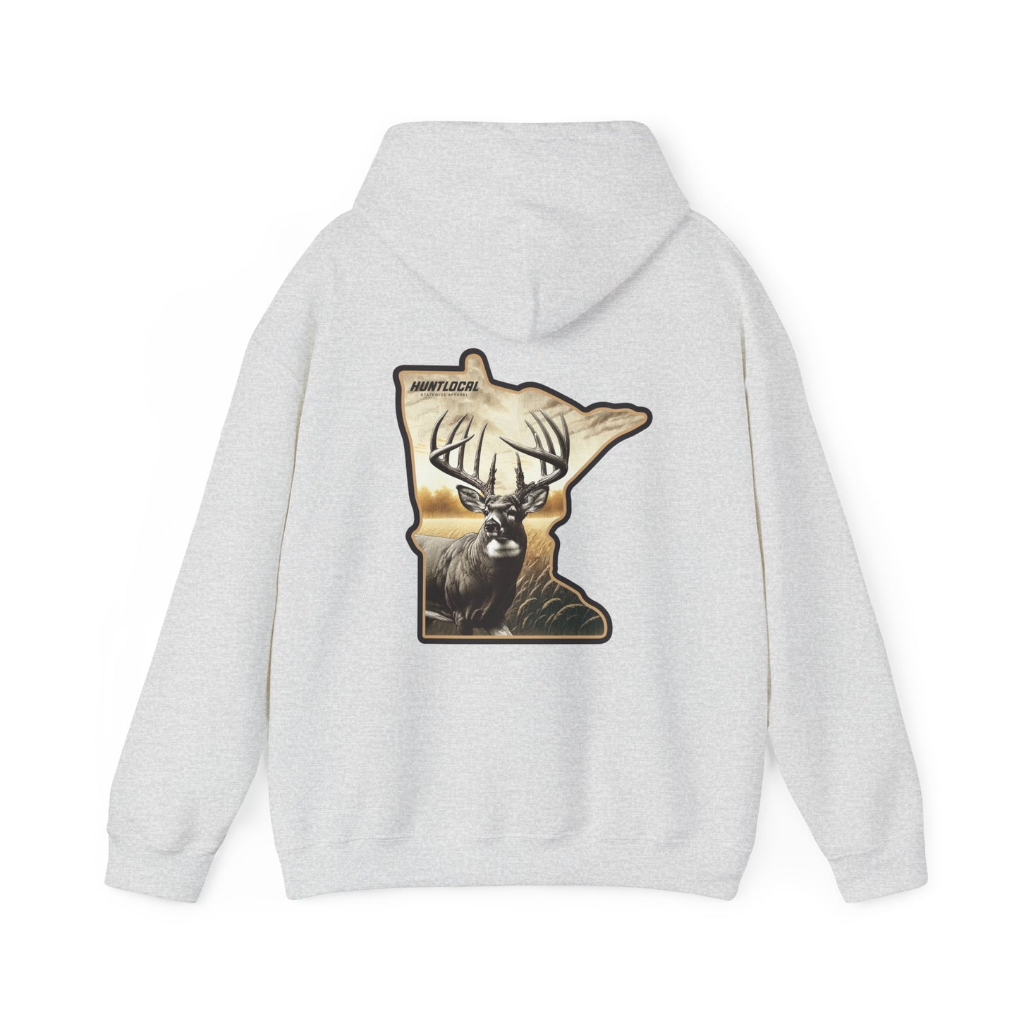 Minnesota - Whitetail Buck Hoodie (back)