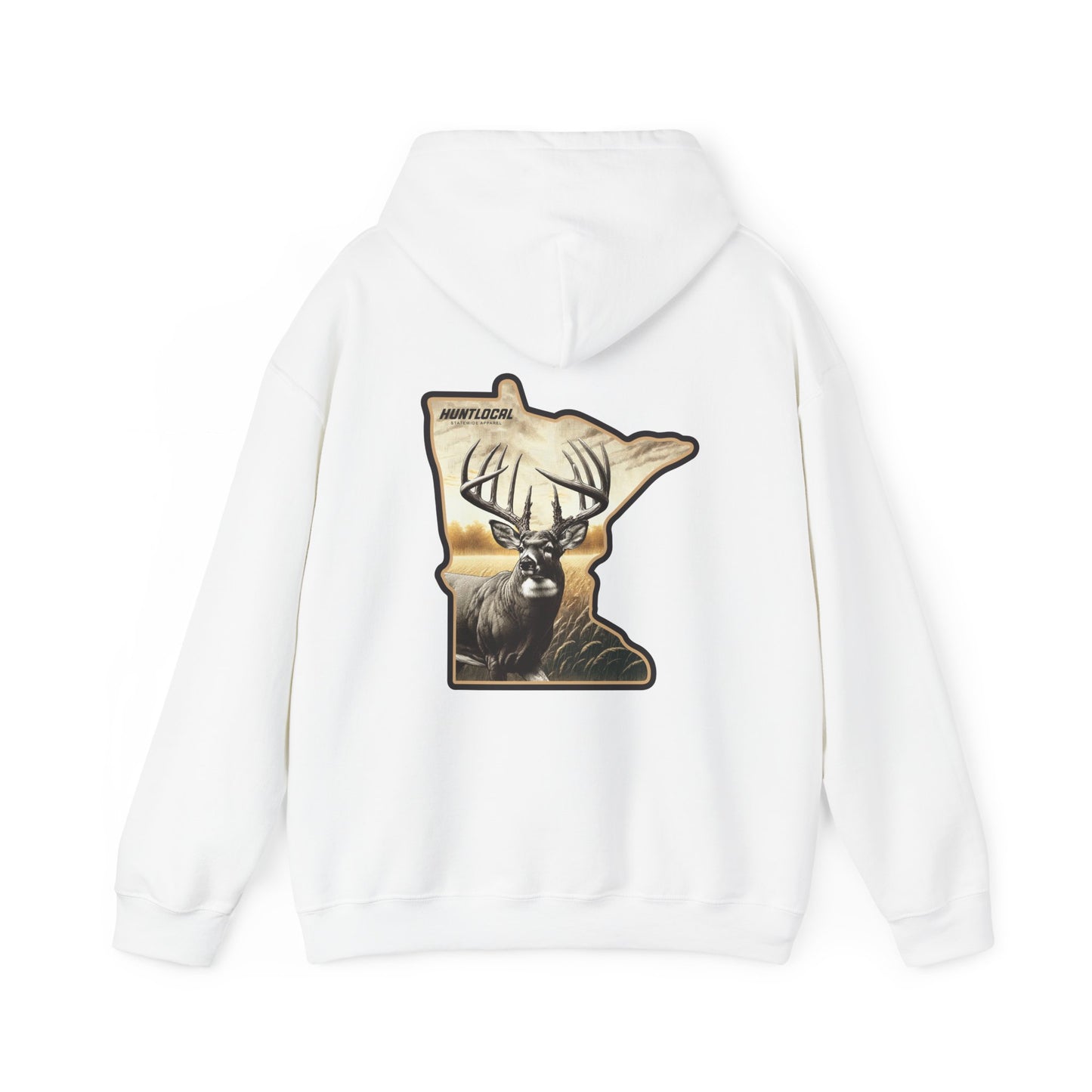 Minnesota - Whitetail Buck Hoodie (back)