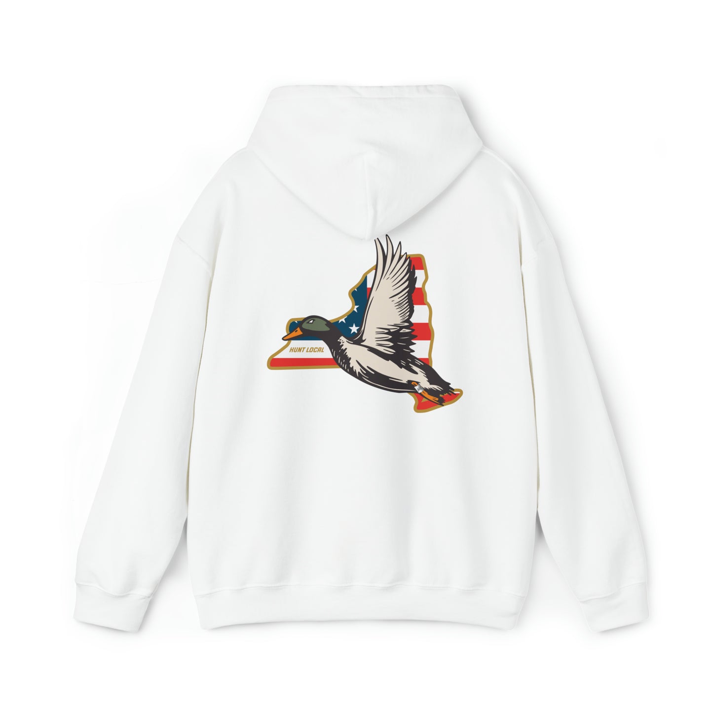 New York - USA Waterfowl Hoodie (back)