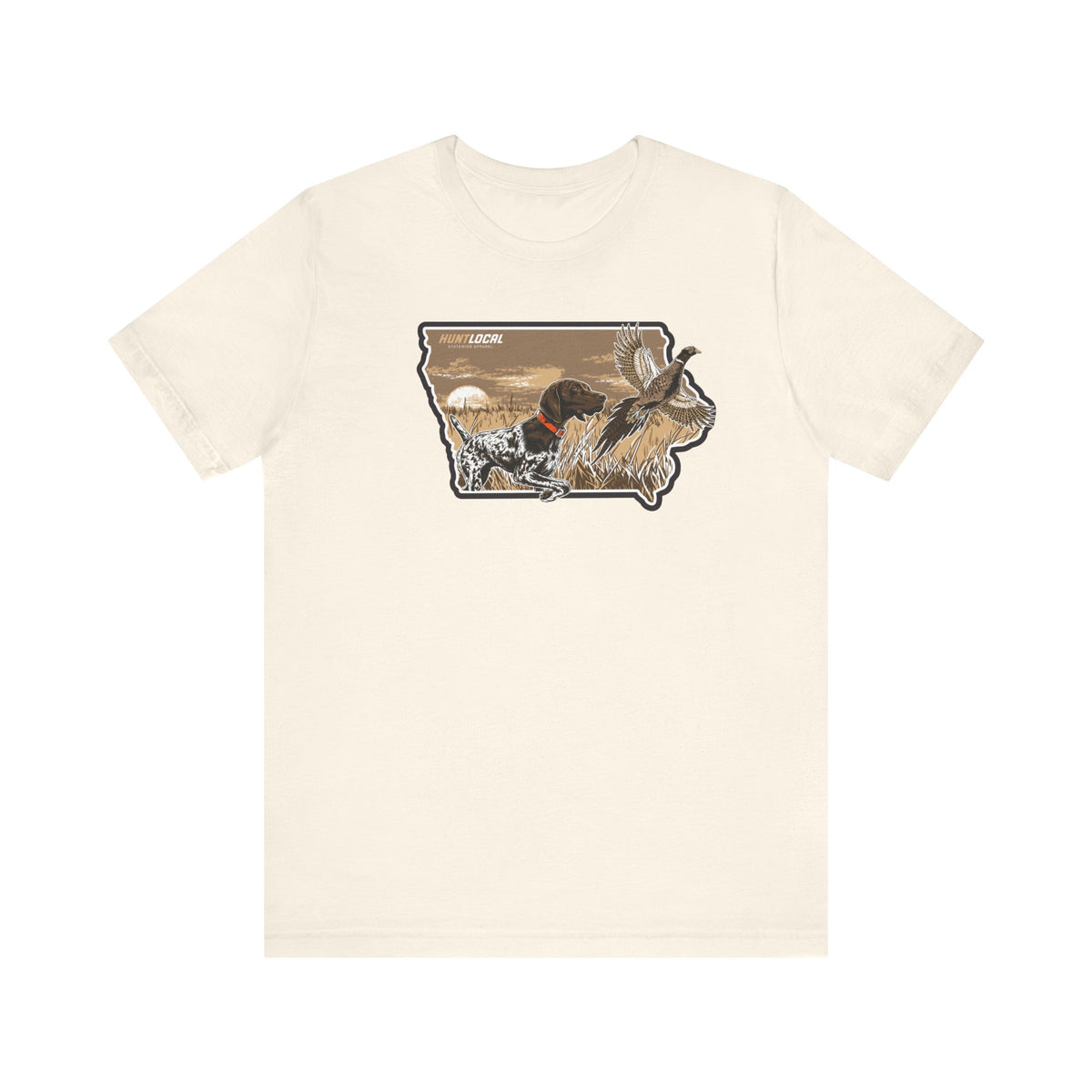 Iowa - Upland Bird Dog Tee (front)