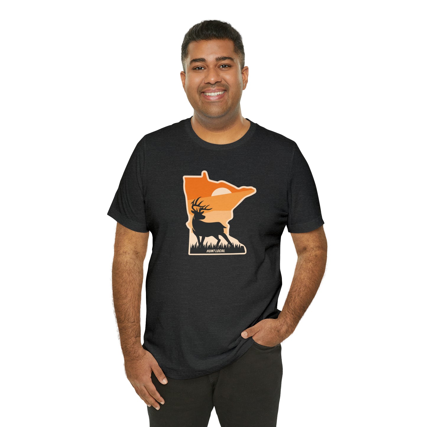 Minnesota - Sunset Buck Front Tee