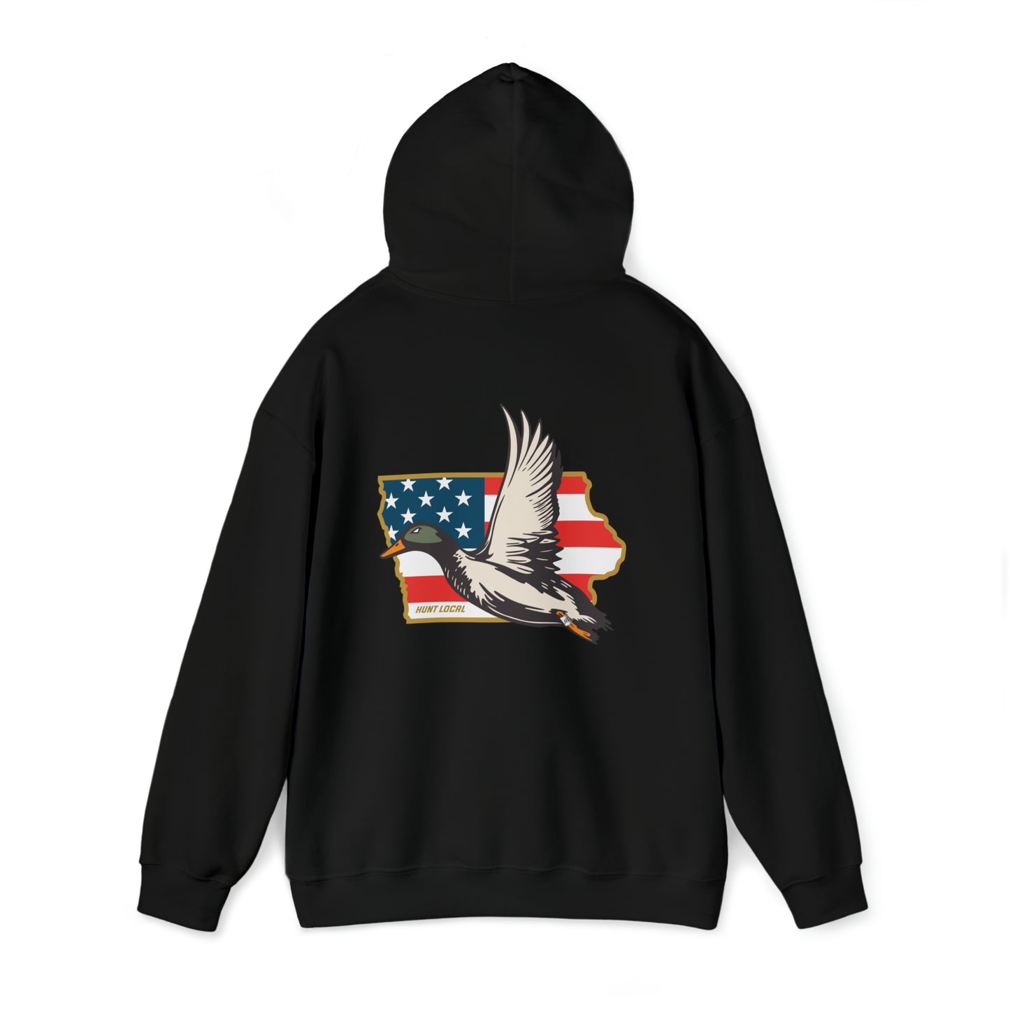 Iowa - USA Waterfowl Hoodie (back)