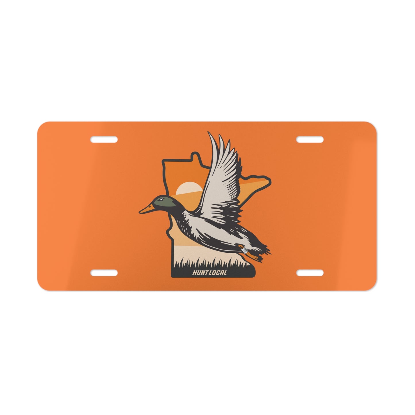 Minnesota - Waterfowl License Plate (orange)