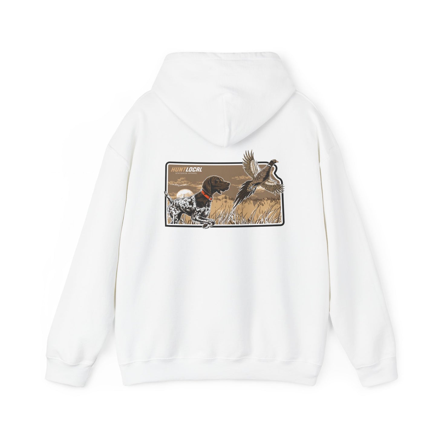 Kansas - Upland Bird Dog Hoodie (back)