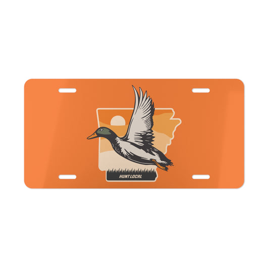 Arkansas - Waterfowl License Plate (orange)