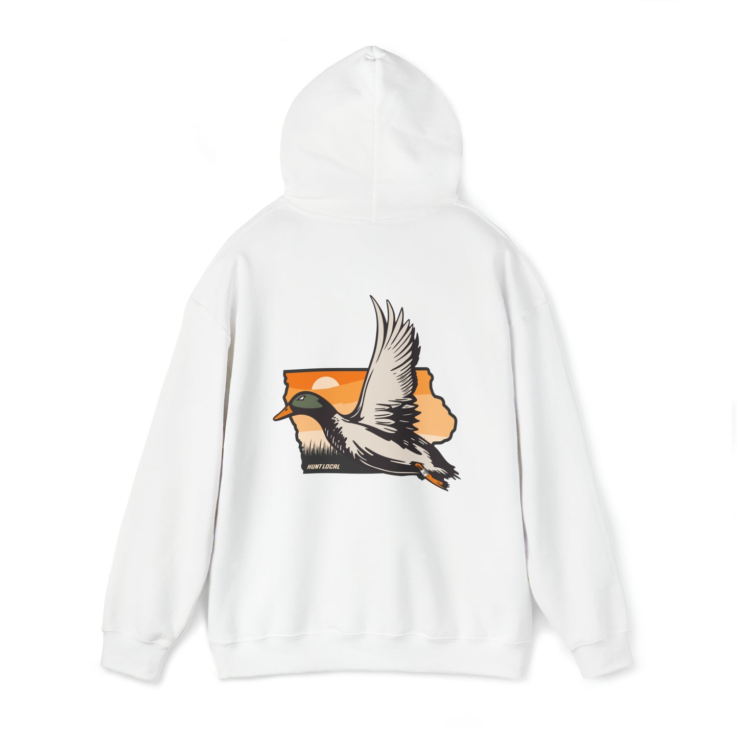 Iowa - Sunset Waterfowl Hoodie (back)