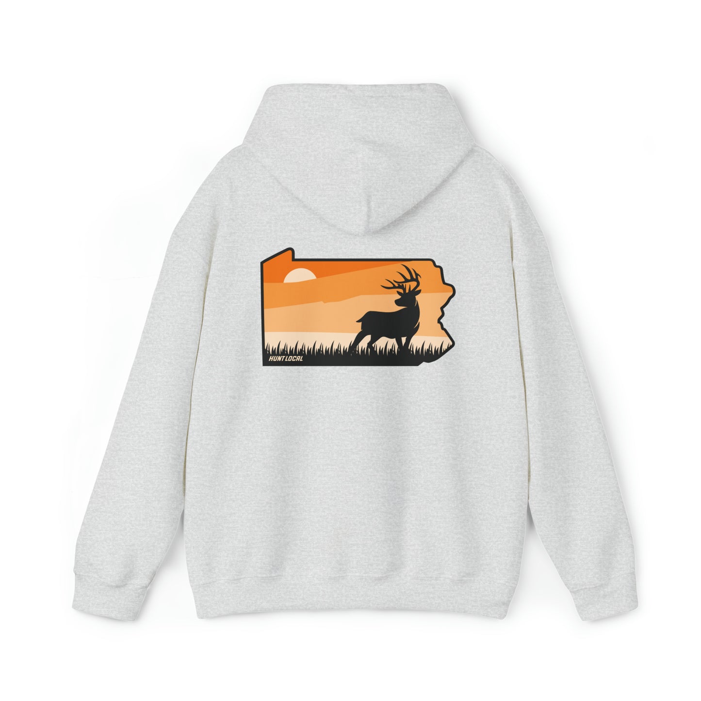 Pennsylvania - Sunset Buck Hoodie (back)