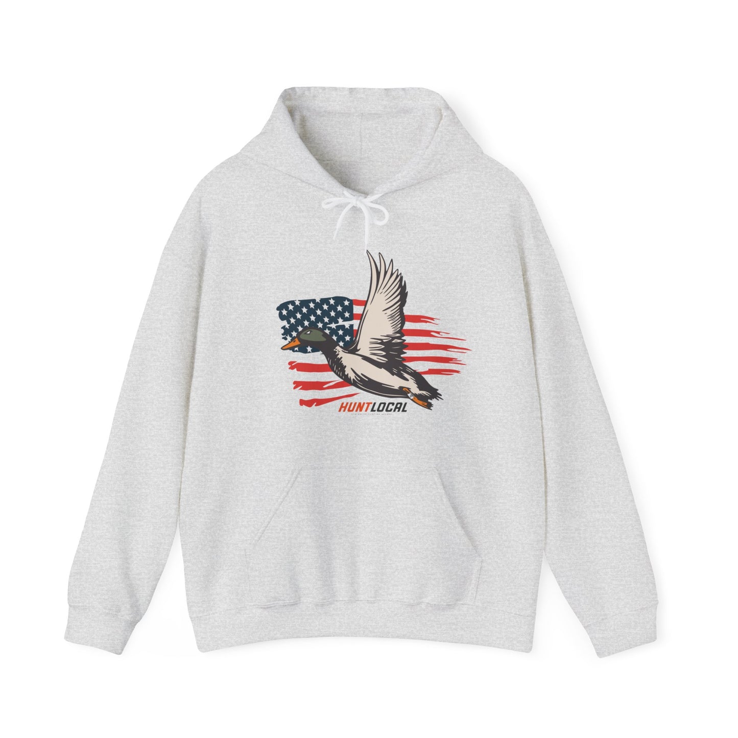 USA - Patriot Waterfowl Distressed Hoodie (front)