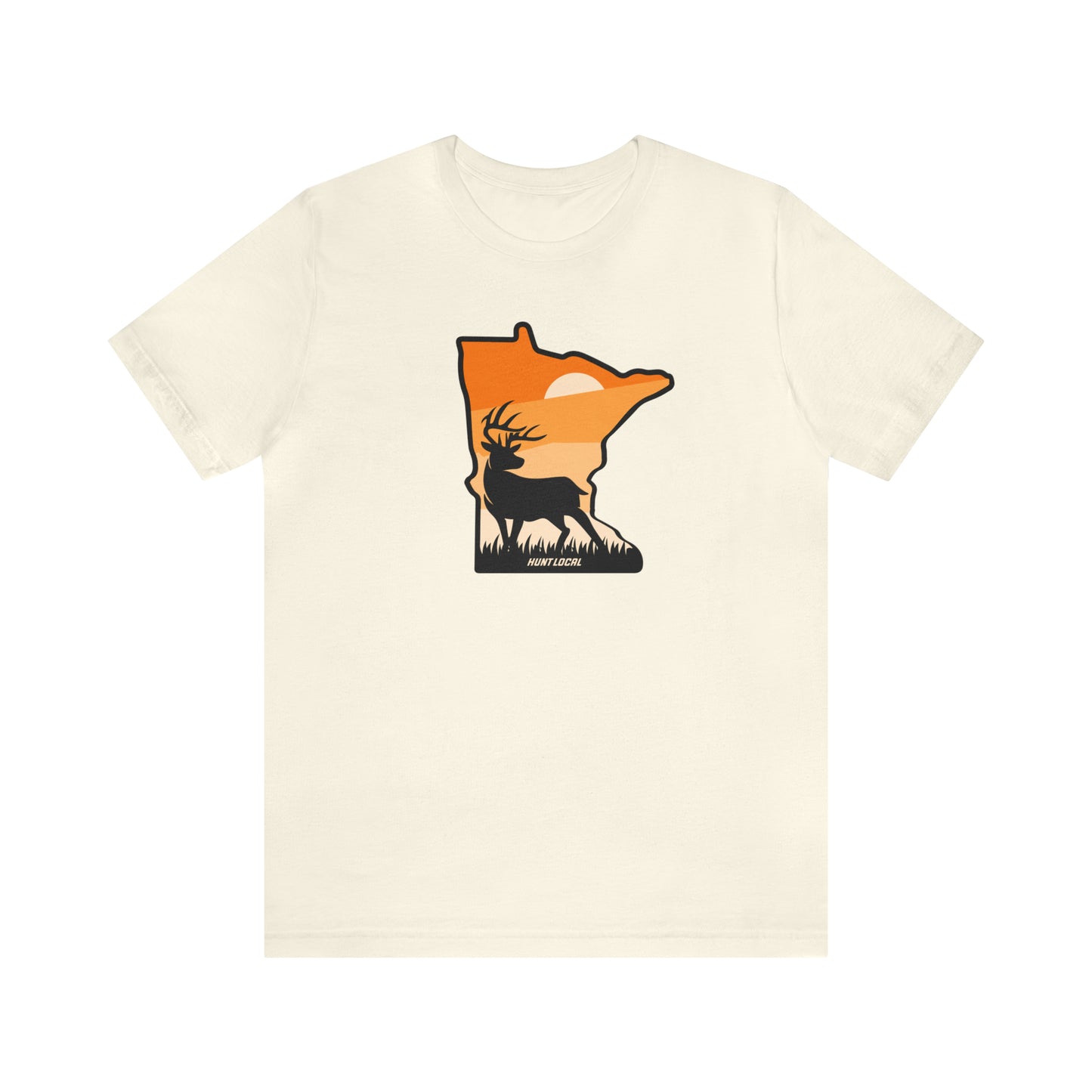 Minnesota - Sunset Buck Front Tee