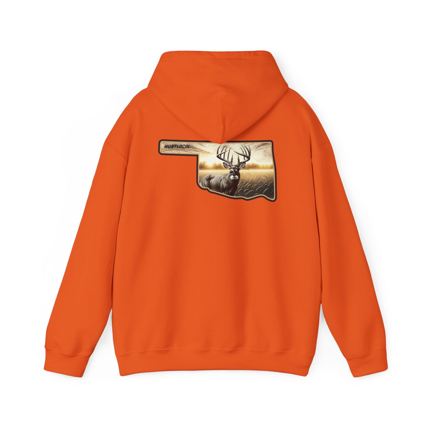 Oklahoma - Whitetail Buck Hoodie (back)