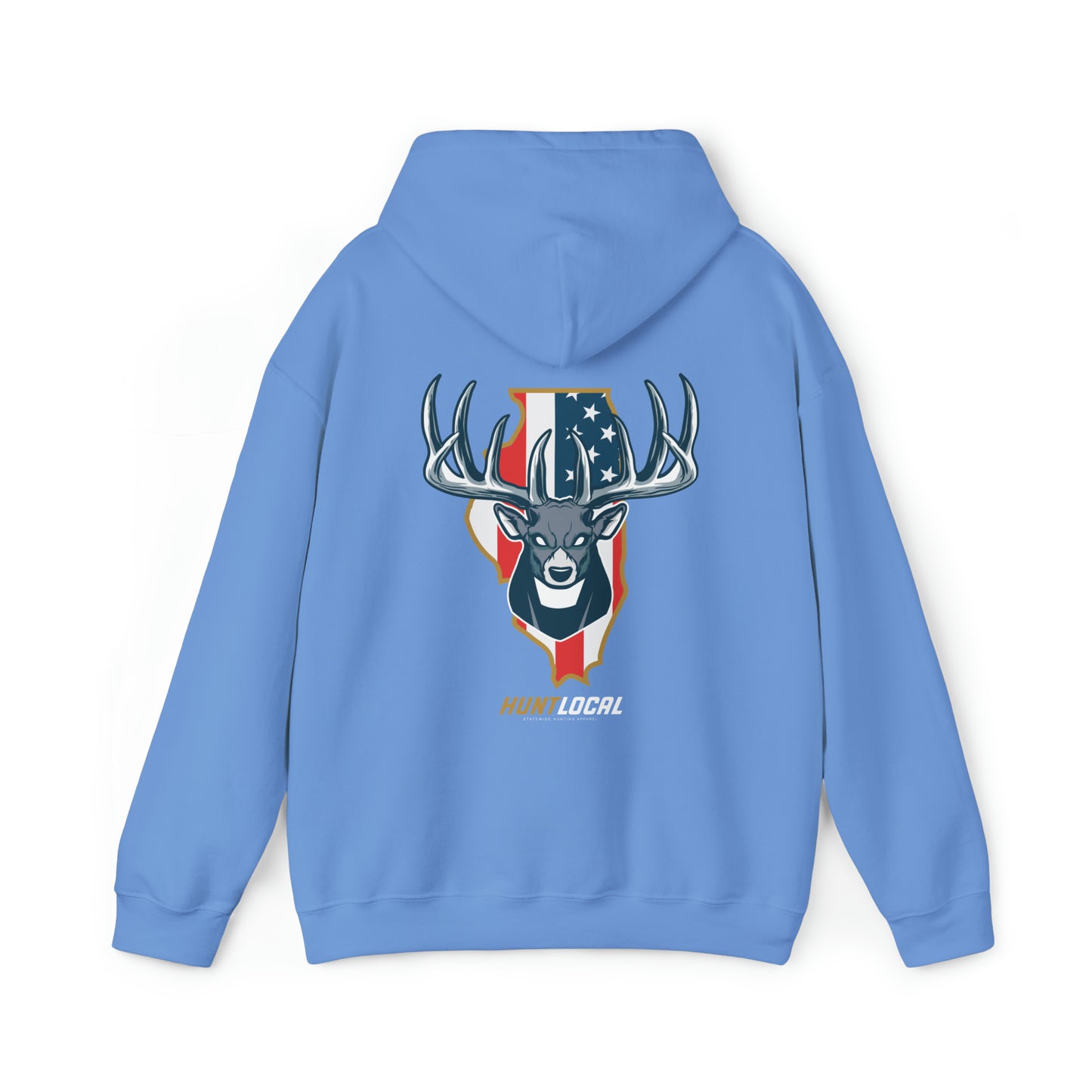 Illinois - USA Buck Hoodie (back)