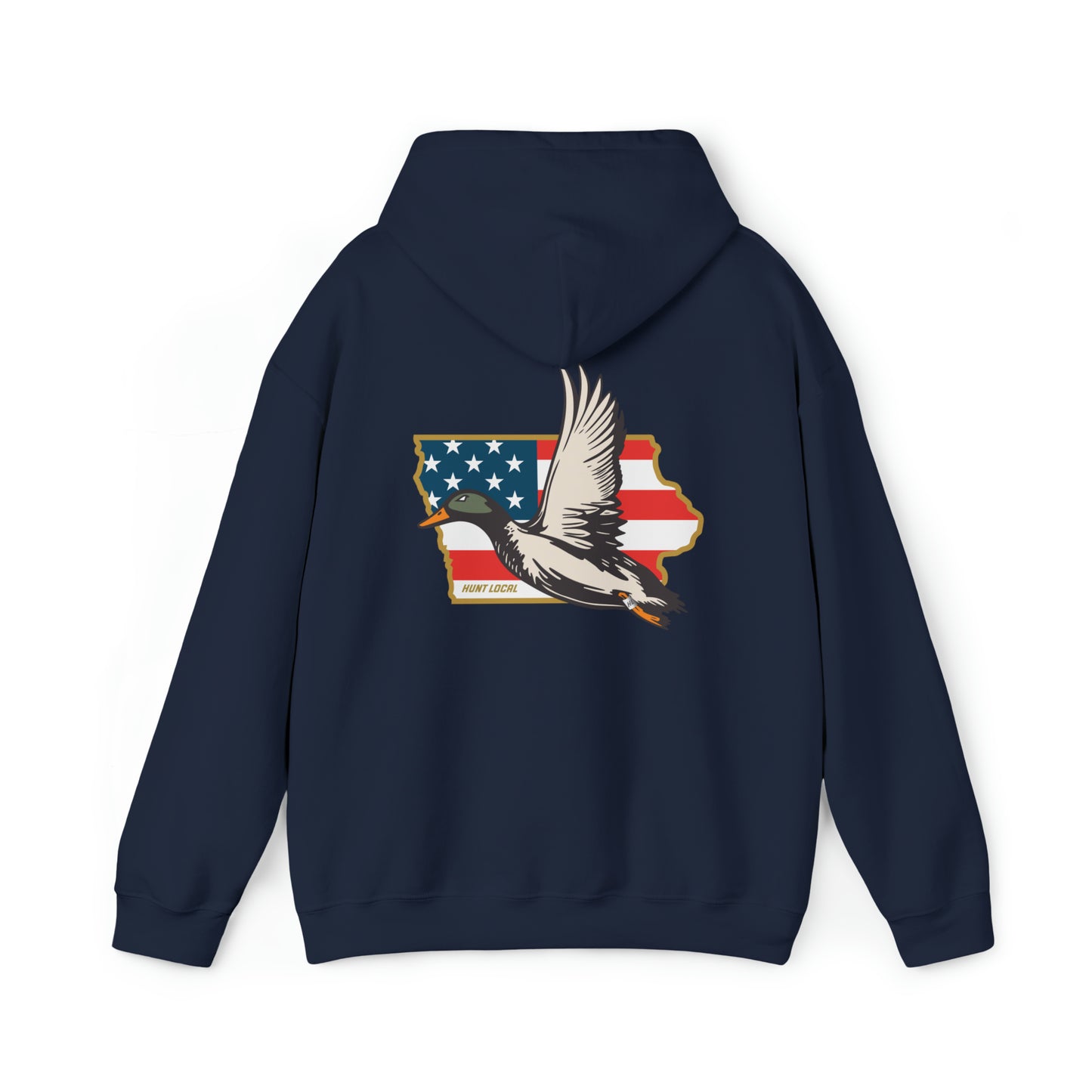 Iowa - USA Waterfowl Hoodie (back)