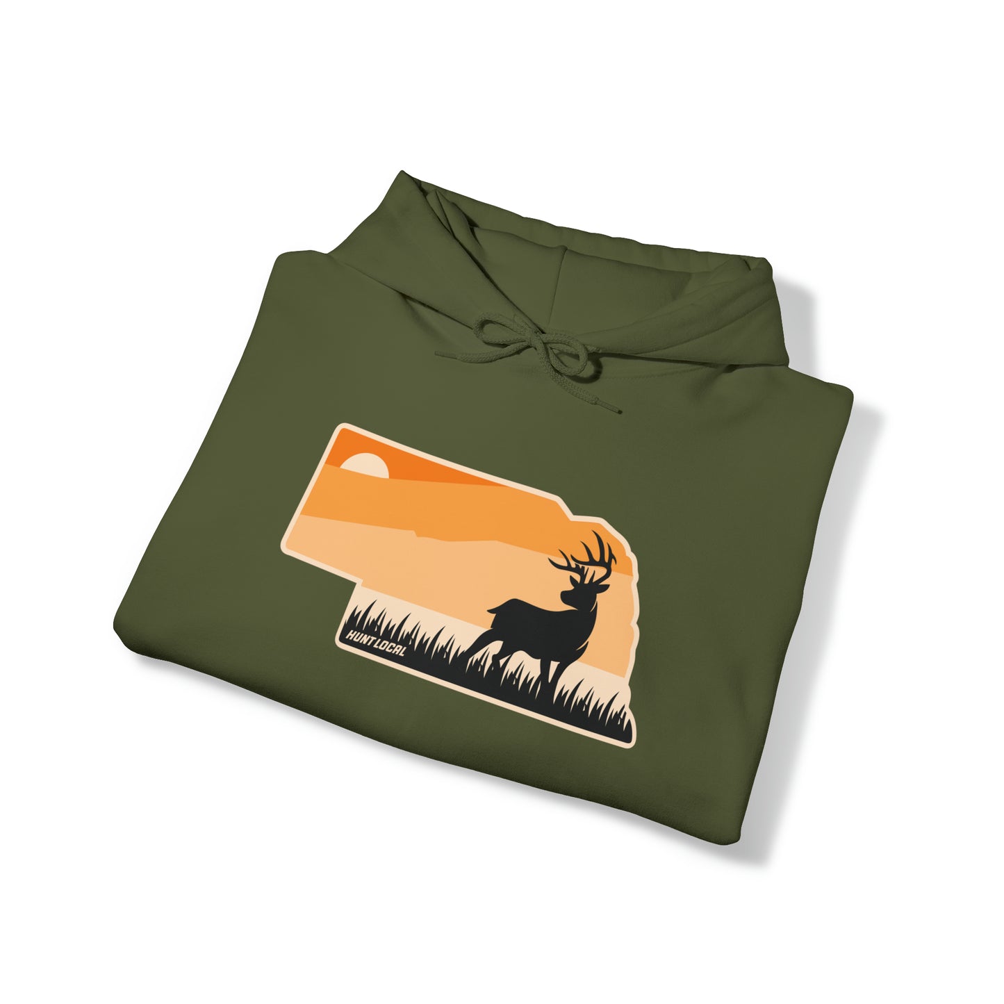 Nebraska - Sunset Buck Hoodie