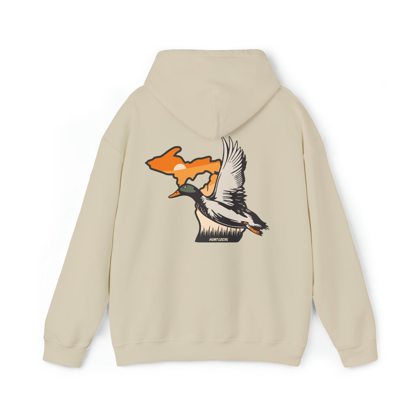 Michigan - Sunset Waterfowl Hoodie (back)