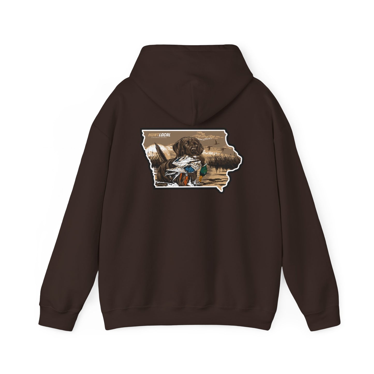 Iowa - Waterfowl Lab Hoodie (back)