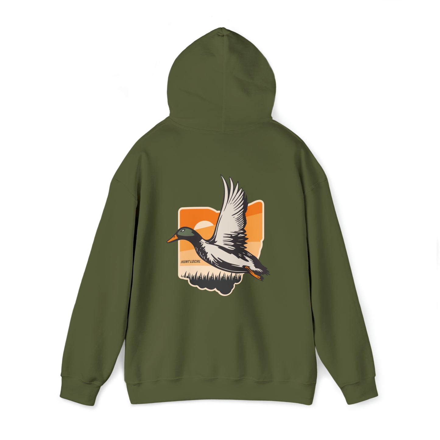 Ohio - Sunset Waterfowl Hoodie (back)