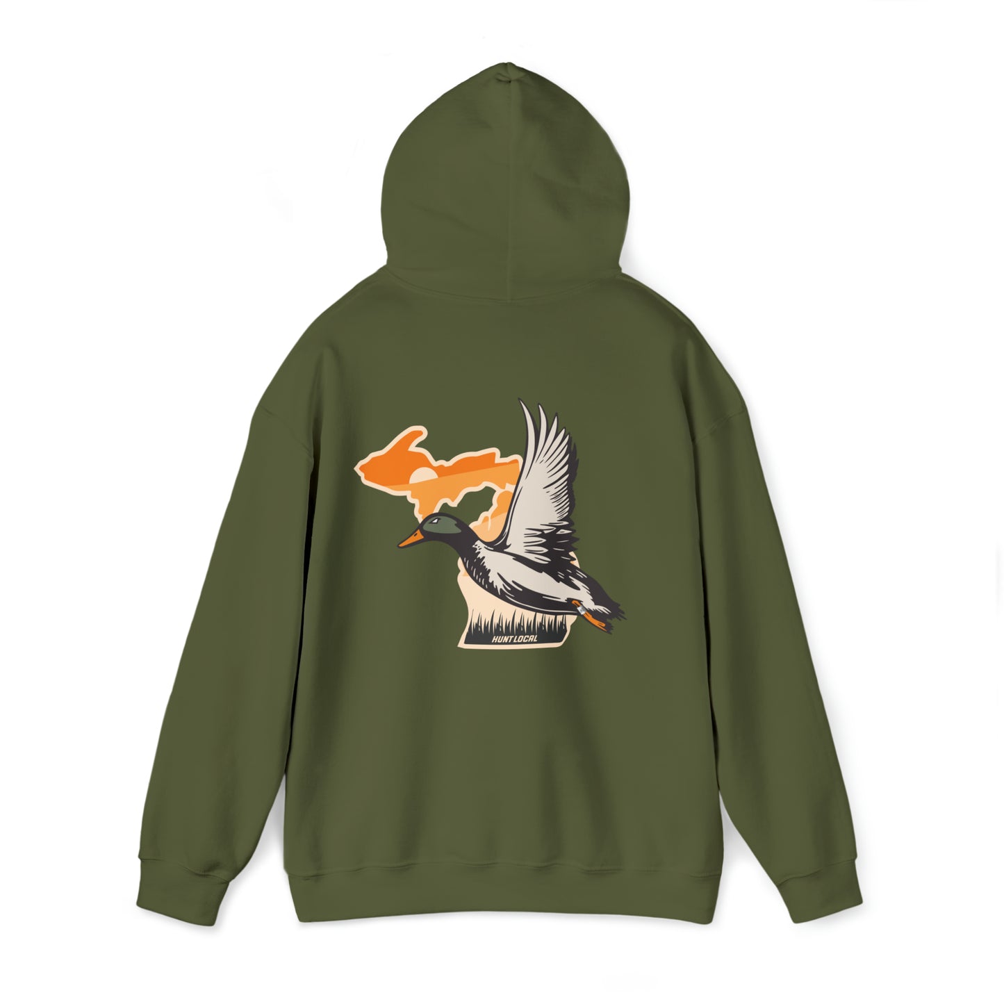 Michigan - Sunset Waterfowl Hoodie (back)