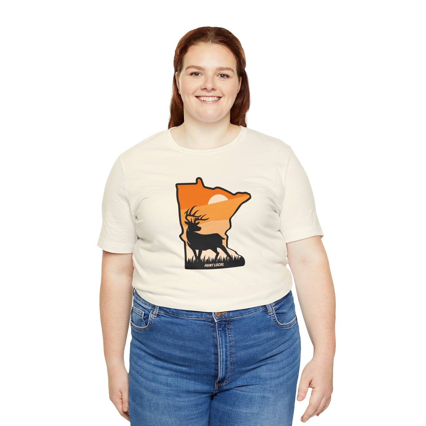 Minnesota - Sunset Buck Front Tee