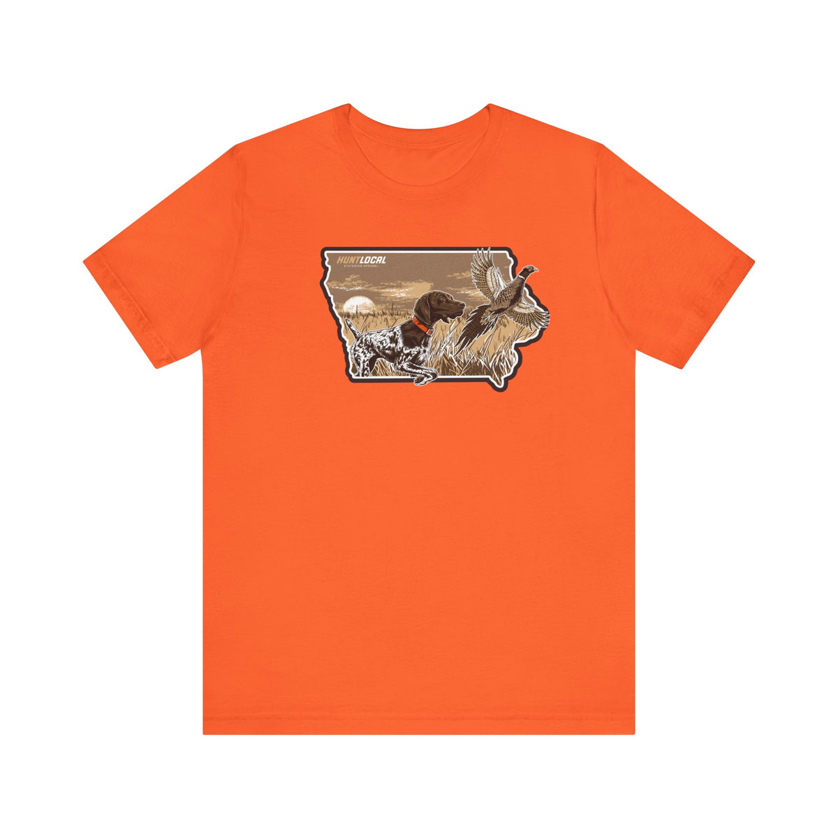 Iowa - Upland Bird Dog Tee (front)