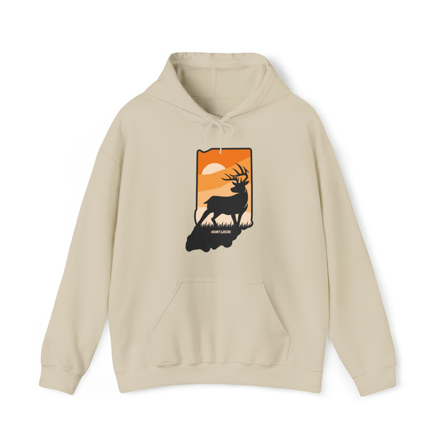 Indiana - Sunset Buck Hoodie