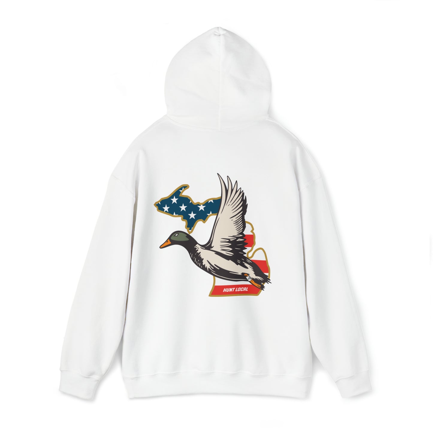 Michigan - USA Waterfowl Hoodie (back)