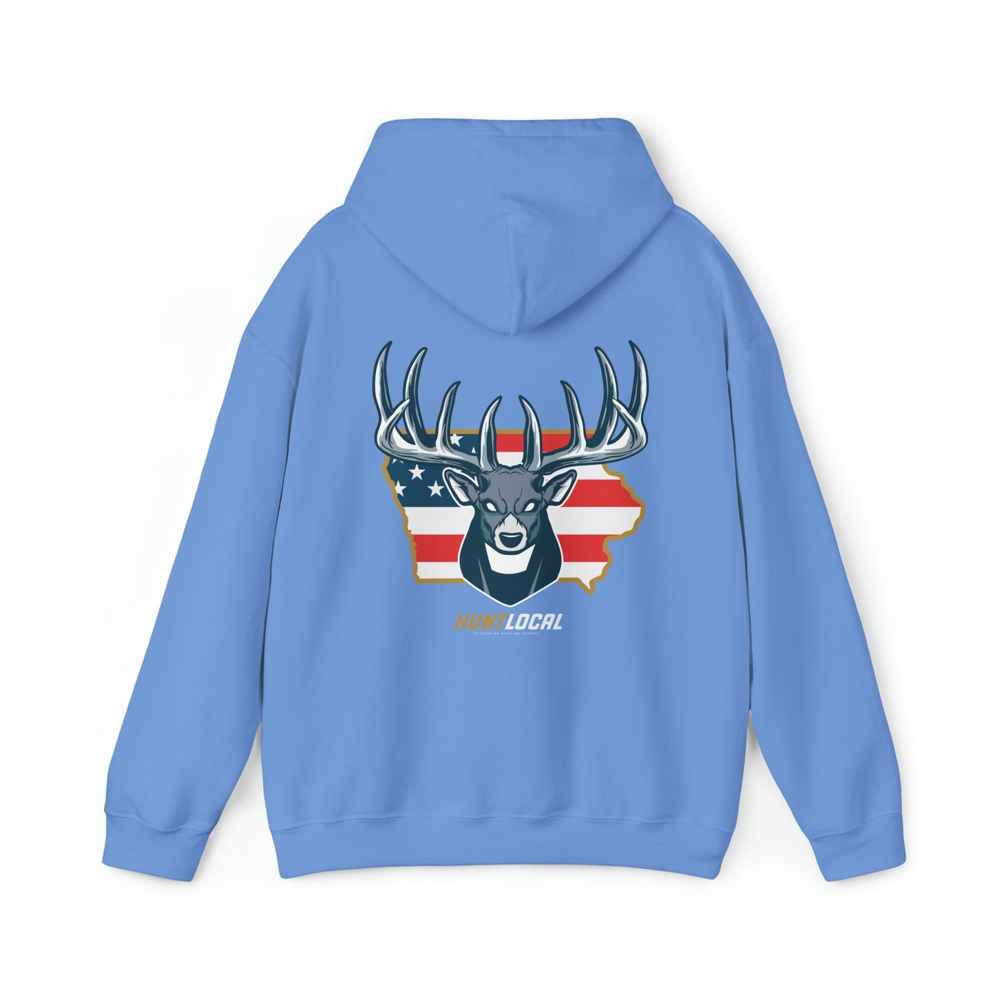 Iowa - USA Buck Hoodie (back)