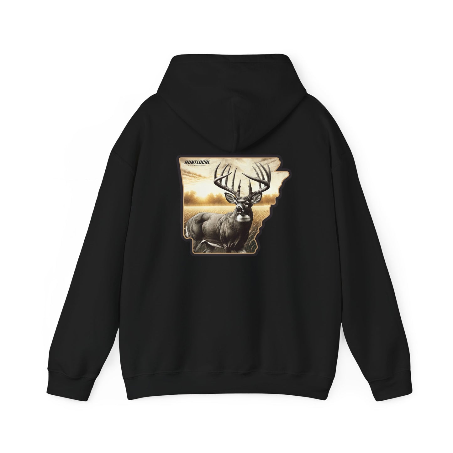 Arkansas - Whitetail Buck Hoodie (back)