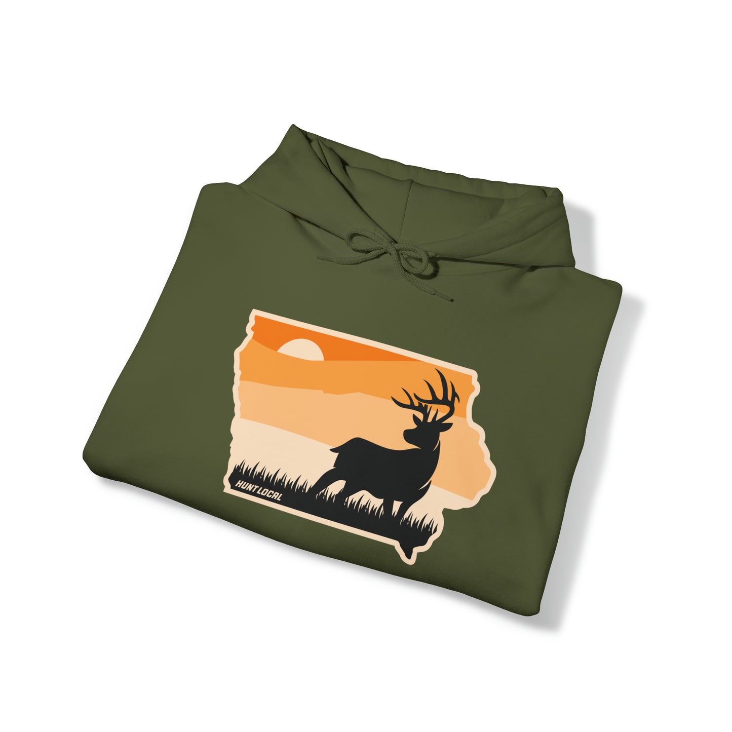 Iowa - Sunset Buck Hoodie