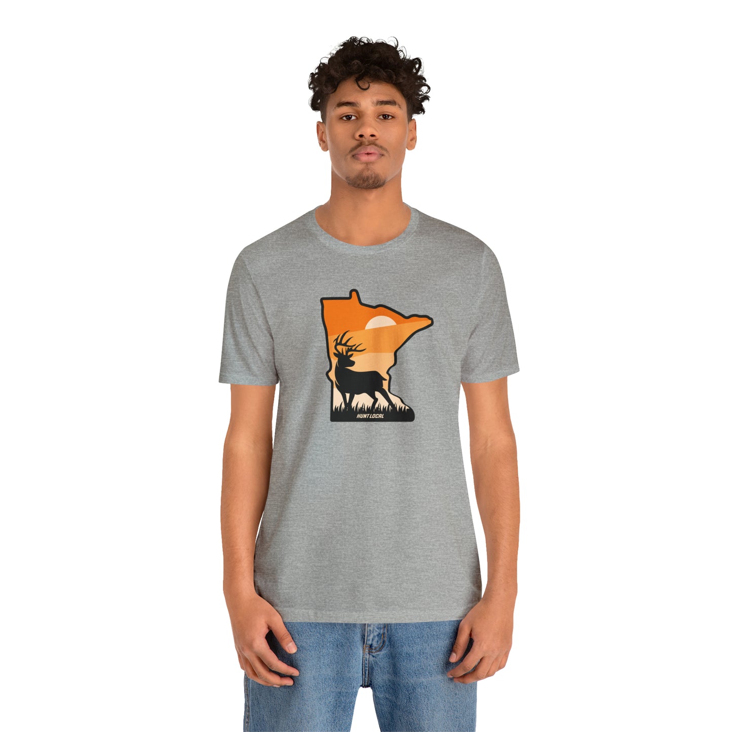 Minnesota - Sunset Buck Front Tee