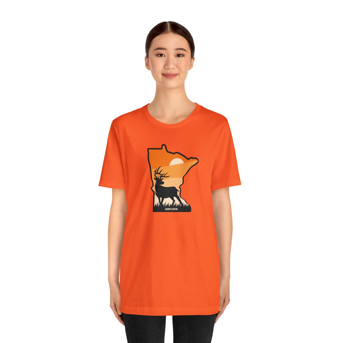 Minnesota - Sunset Buck Front Tee