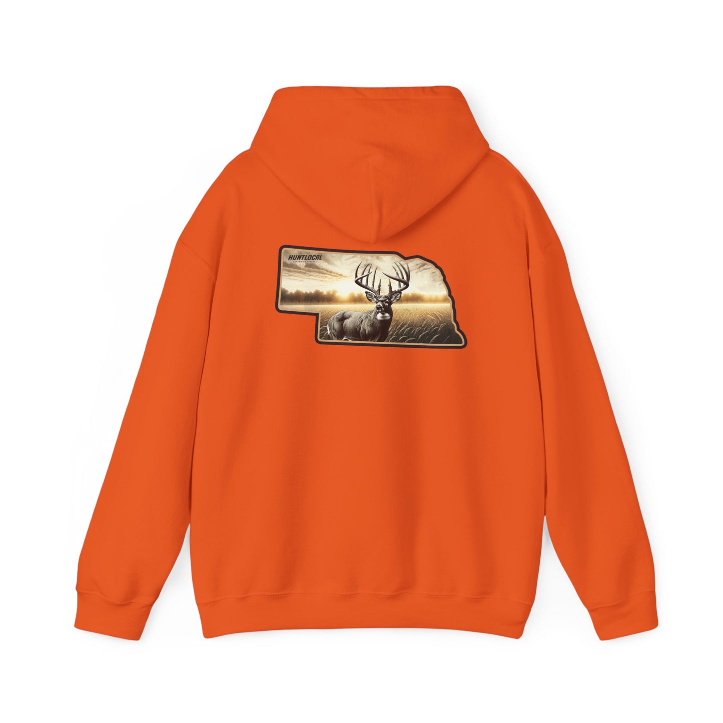 Nebraska - Whitetail Buck Hoodie (back)