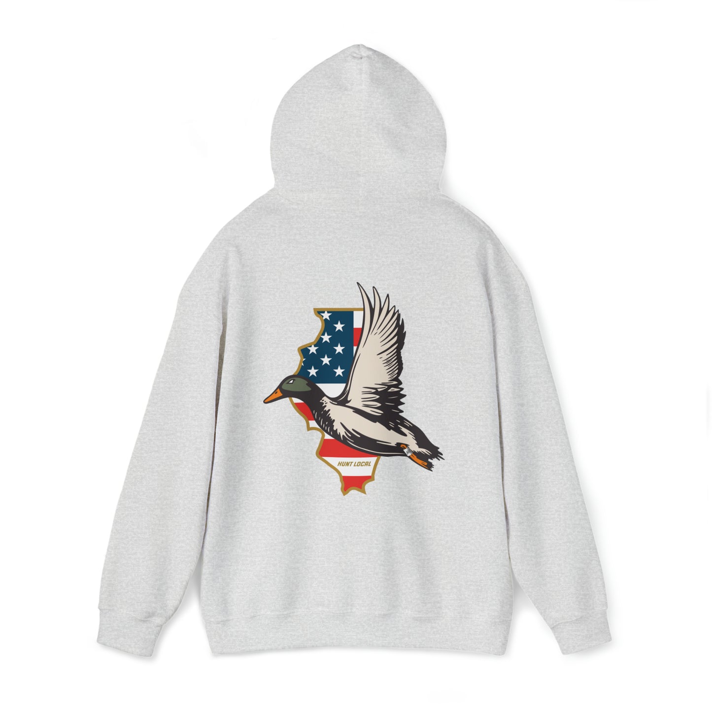 Illinois - USA Waterfowl Hoodie (back)