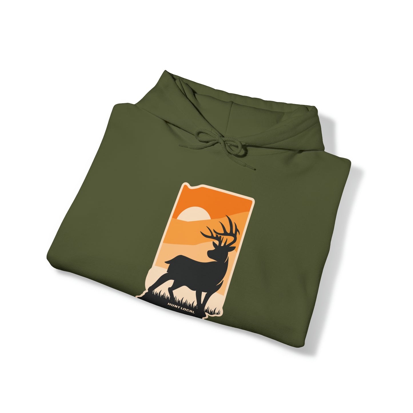 Indiana - Sunset Buck Hoodie