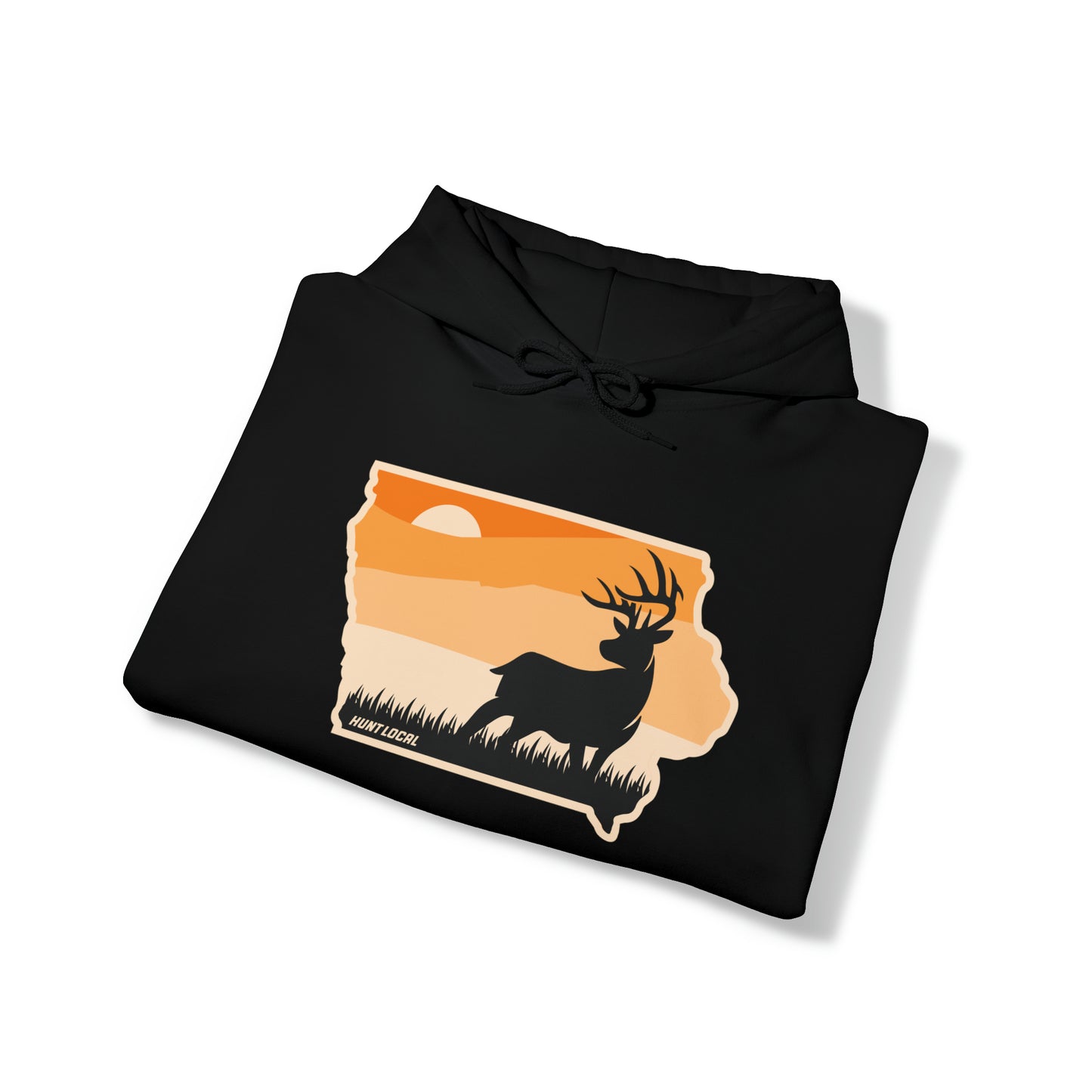 Iowa - Sunset Buck Hoodie