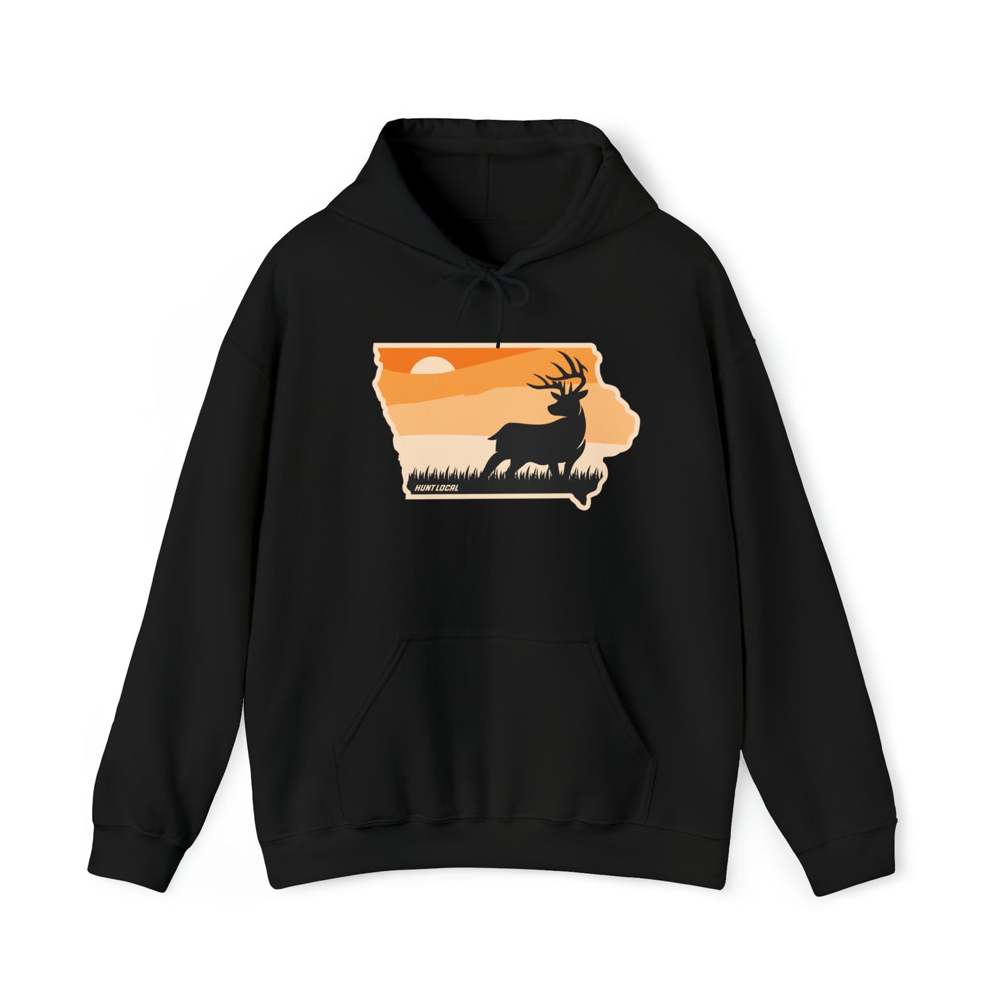 Iowa - Sunset Buck Hoodie