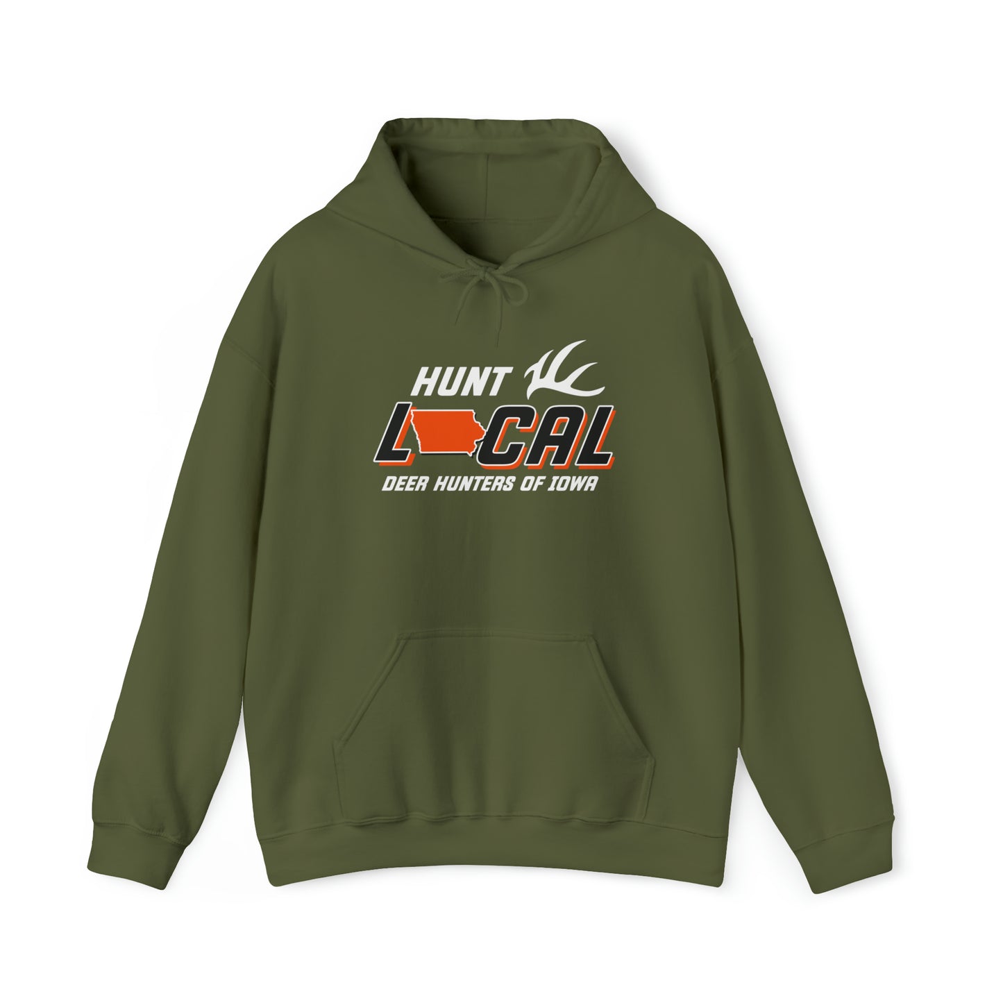 Iowa - Hunt Local Buck Hoodie