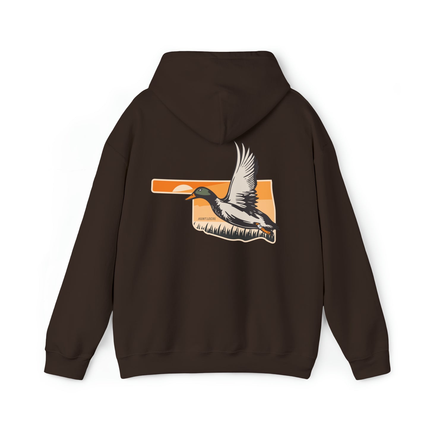 Oklahoma - Sunset Waterfowl Hoodie (back)