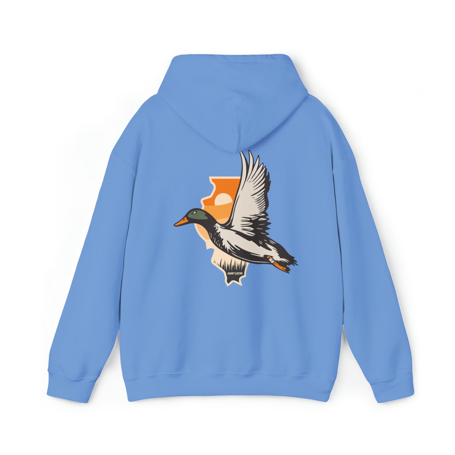 Illinois - Sunset Waterfowl Hoodie (back)