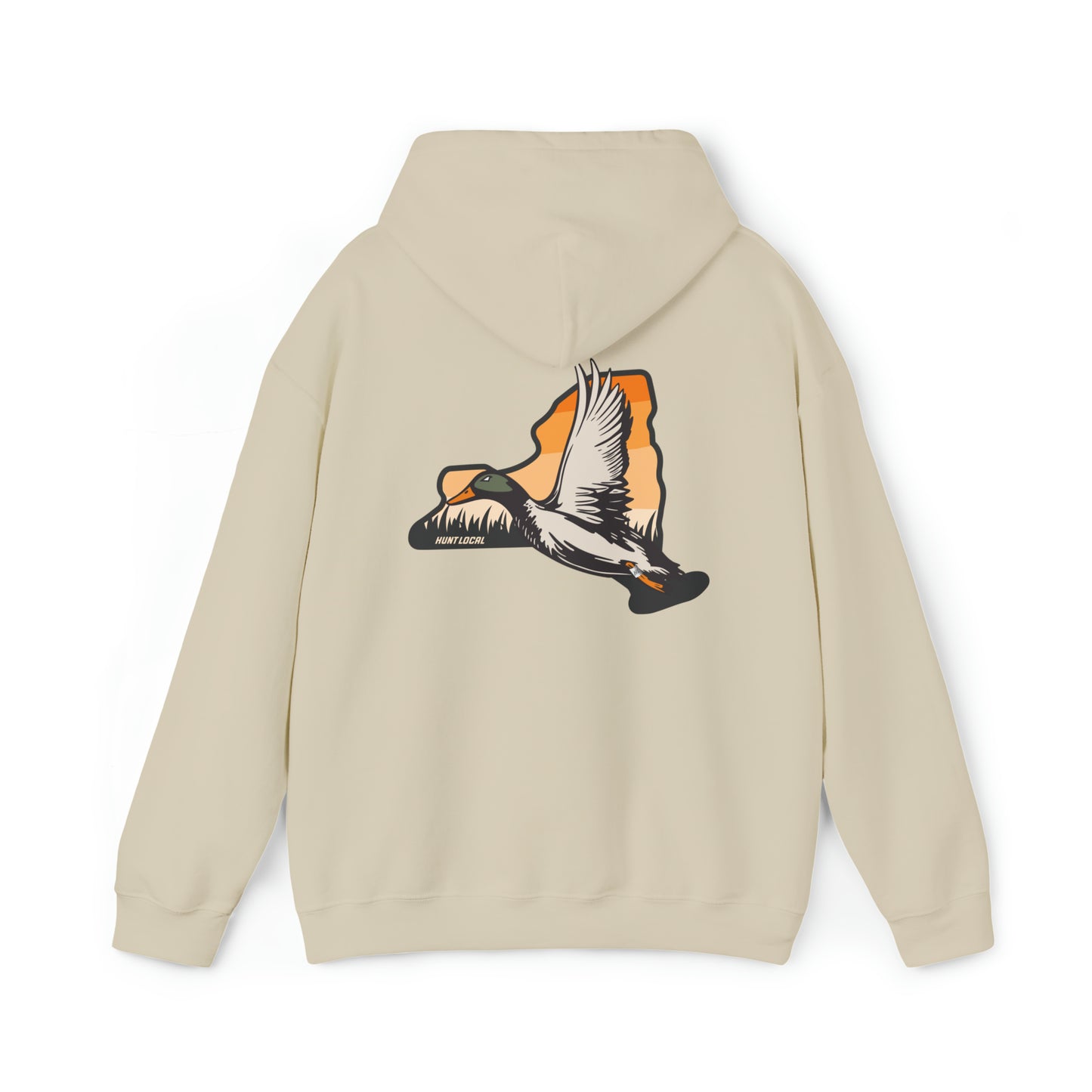 New York - Sunset Waterfowl Hoodie (back)