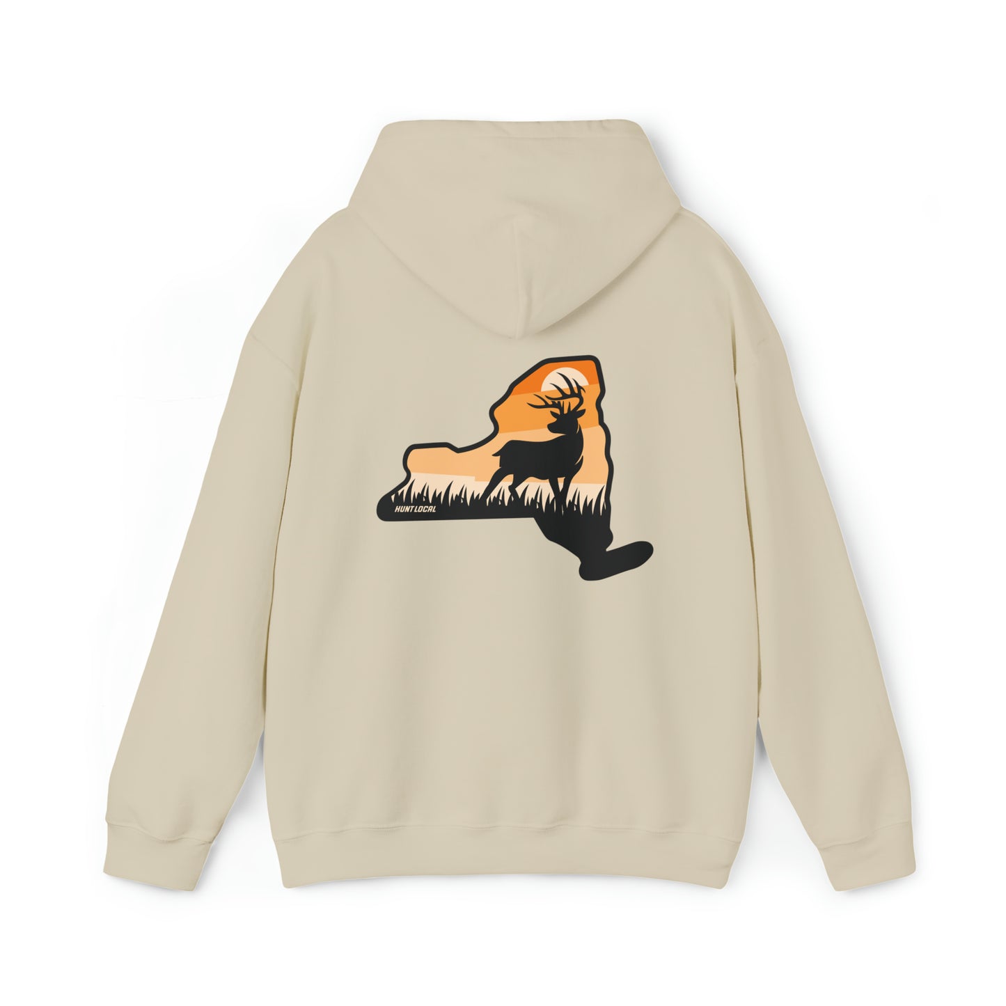 New York - Sunset Buck Hoodie (back)