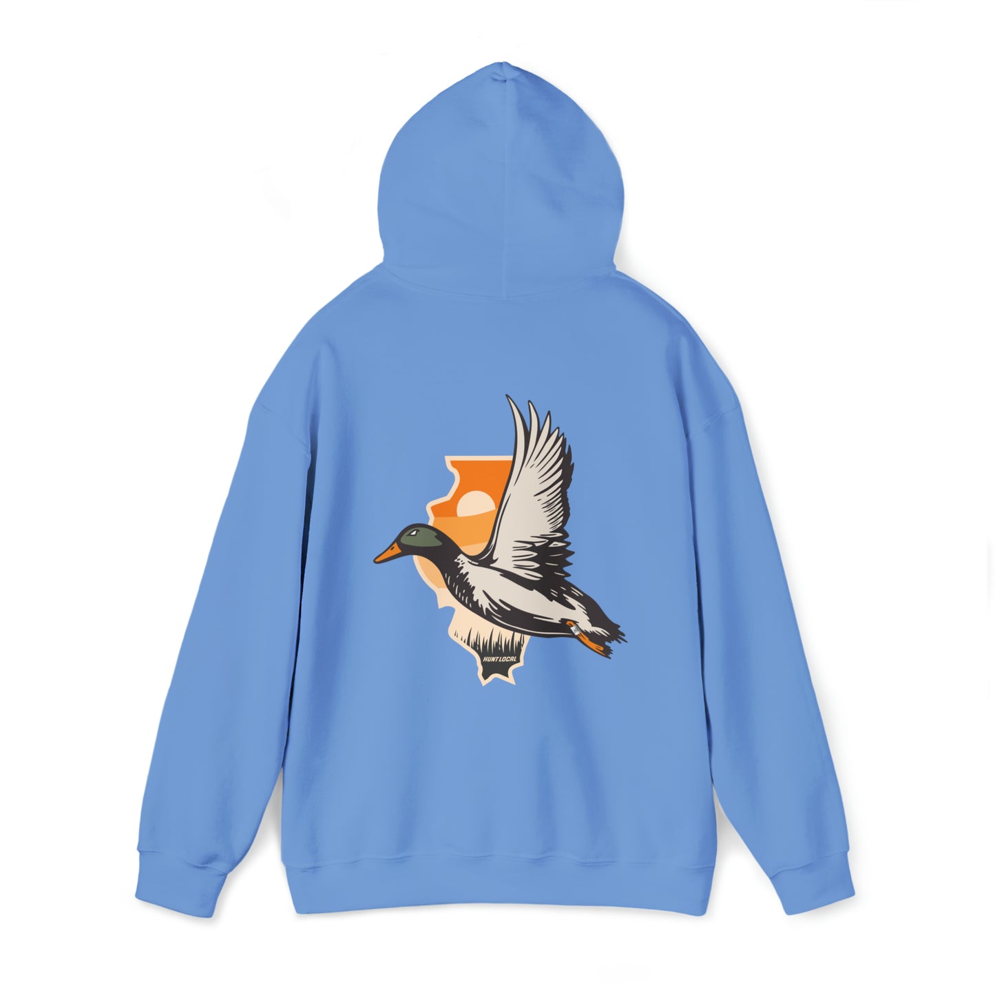 Illinois - Sunset Waterfowl Hoodie (back)